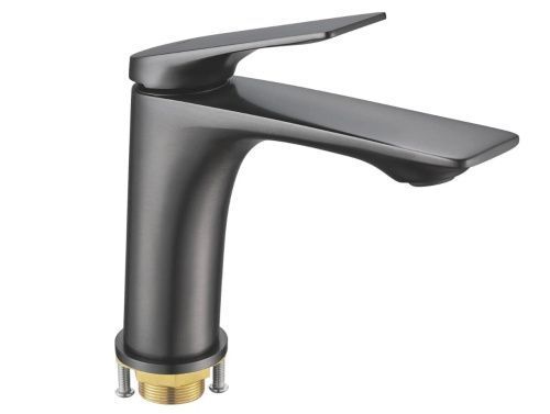 Смеситель Shevanik S9101T на раковину оружейная сталь