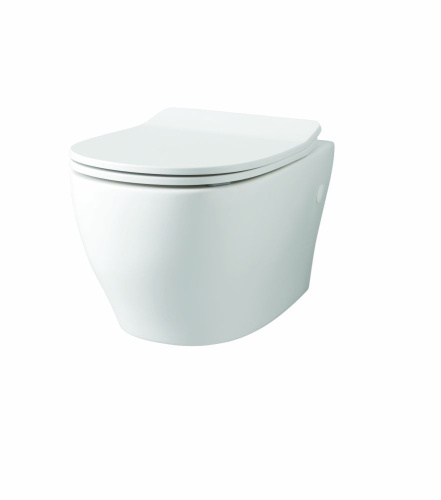 Чаша унитаза подвесная Hidra My MWR20/001 цвет белый глянцевый без сиденья безободковый