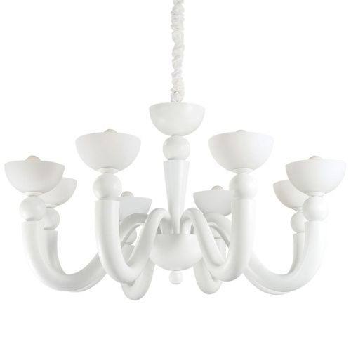 Люстра подвесная Ideal lux Bon Bon (Бон Бон) Bon Bon SP8 Bianco