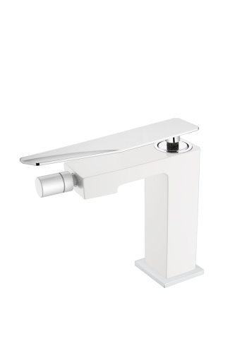 Смеситель Boheme Q 146-WCR.2 на биде белый глянцевый Смеситель Boheme Q 146-WCR.2 на биде белый глянцевый