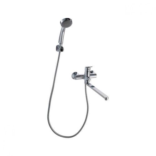 Смеситель для ванны Bravat Drop F64898C-LB настенный хром