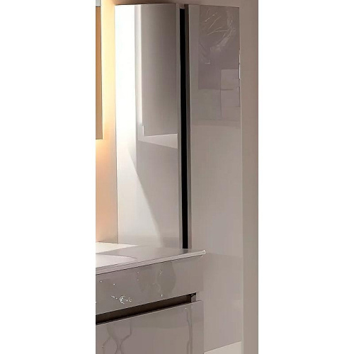 Шкаф-пенал Armadi Art Vallessi 836-C glossy 35х28х120 подвесной цвет серый