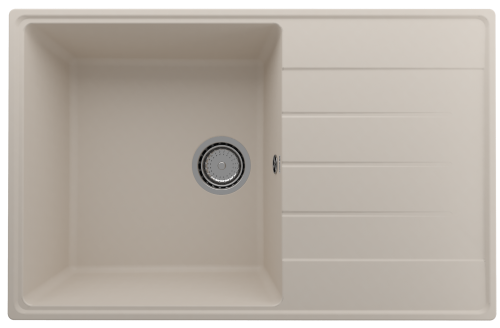 Кухонная мойка Ulgran Quartz Prima 780-02 78х50 цвет бежевый