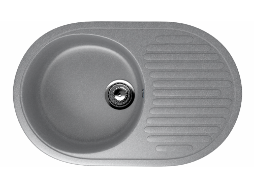 Кухонная мойка Ulgran Classic U-107-342 73х46 цвет графит