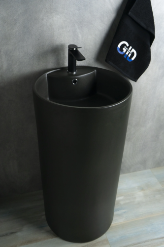 Раковина Gid Autonomo 45 см 81109 напольная цвет черный