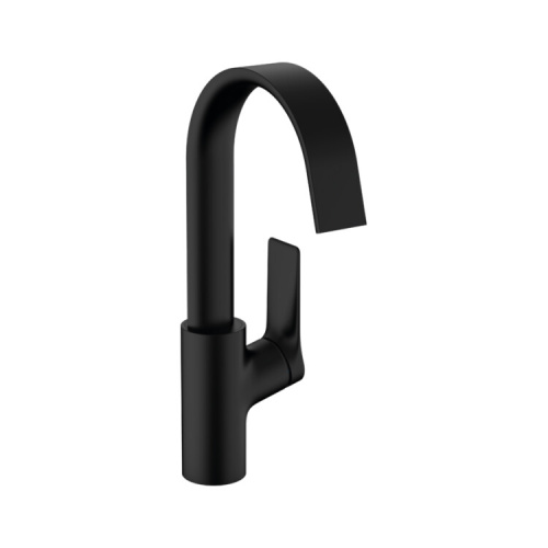 Смеситель Hansgrohe Vivenis 75032670 на раковину/столешницу черный матовый