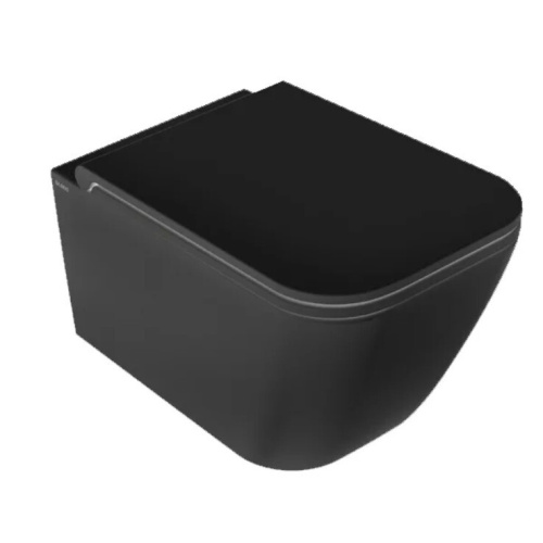Унитаз подвесной Globo Stone STS05AR черный матовый