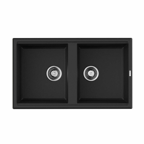 Раковина Omoikiri Tedori 86 см 4993924 встраиваемая цвет черный