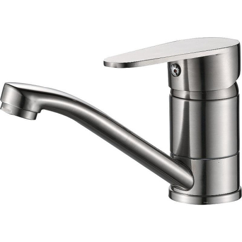 Смеситель для кухни Haiba HB802 HB45802 на мойку нержавеющая сталь