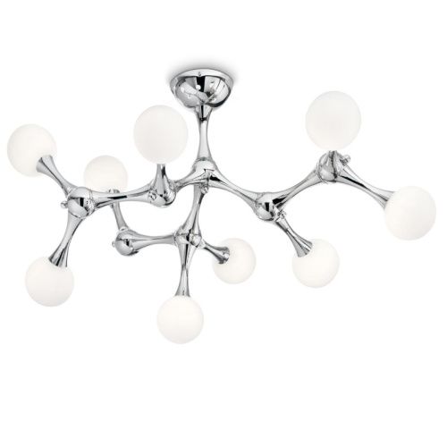 Люстра потолочная Ideal lux Nodino Cromo (Нодино Цромо) Nodino PL9 Cromo
