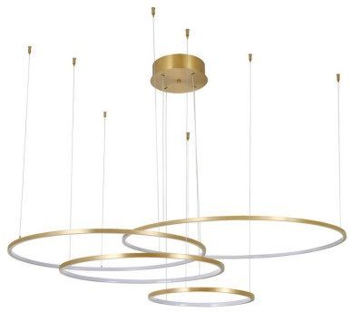 Люстра подвесная Newport 15000 15104N/S brass