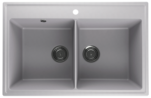Кухонная мойка Ulgran Quartz Ruma 780-04 78х51 цвет серый