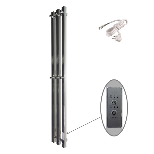 Полотенцесушитель Маргроид Inaro профильный Inaro-12012-057 15х120 электрический хром