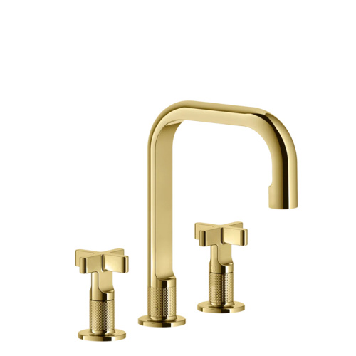 Смеситель Gessi Inciso 58113#246 на раковину золото
