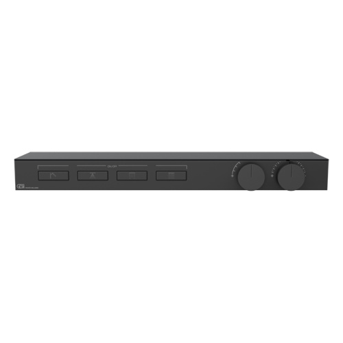 Смеситель для душа Gessi Hi-Fi 63026#299 встраиваемый в стену черный с термостатом (внешняя часть)