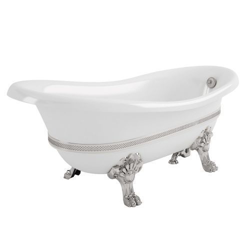 Ванна из искусственного камня Migliore BELLA DECOR 25130 170х80 отдельностоящая овальная с ножками