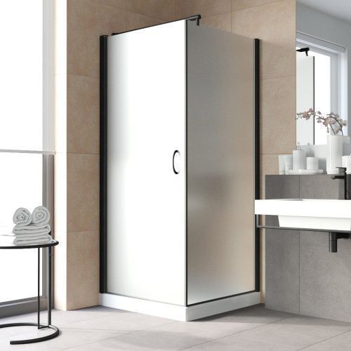 Душевой уголок Vegas-Glass EP-Fis LUX EP-Fis LUX 80*110 02М 10 L 110х80 стекло матовое профиль черный без поддона