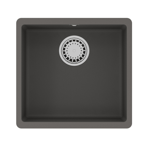 Кухонная мойка LeMark Sinara 440-u 9910071 44х42 цвет серый