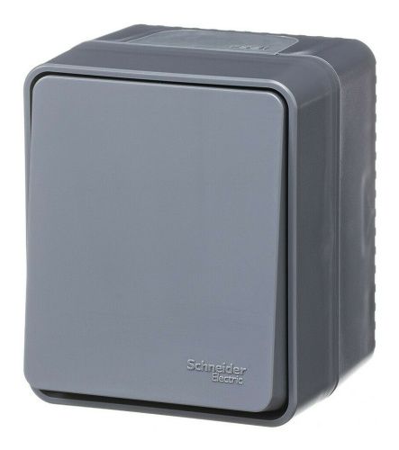 Выключатель кнопочный 1-клавишный 10 АХ Systeme Electric AtlasDesign (АтласДесигн) ATN544015