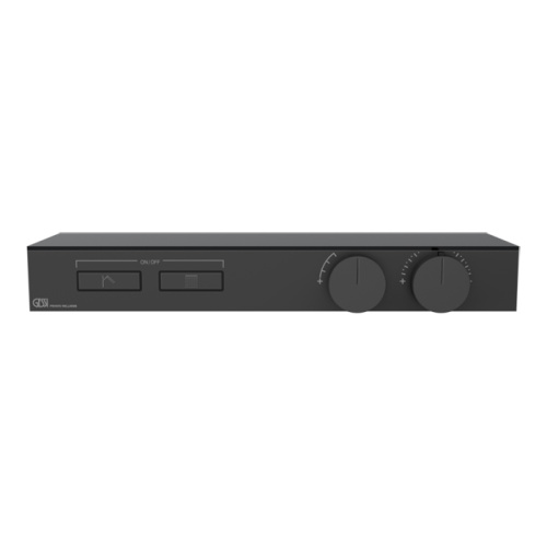 Смеситель для душа Gessi Hi-Fi 63022#299 встраиваемый в стену черный с термостатом (внешняя часть)