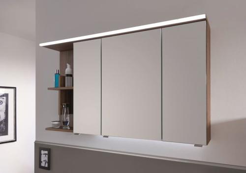 Зеркало-шкаф Puris Purefaction SET42121L(161) 120х15х66 подвесной цвет белый