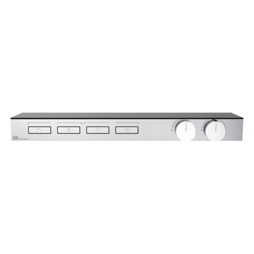 Смеситель для душа Gessi Hi-Fi 63026#031 встраиваемый в стену хром с термостатом (внешняя часть)