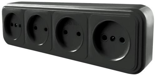 Розетка 4-местная Stekker PST16-60-20 39702