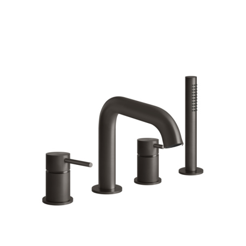 Смеситель Gessi Gessi316 54037#707 на борт ванны черный