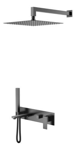 Душевая система Boheme Qubic 474-GM встраиваемая цвет графит