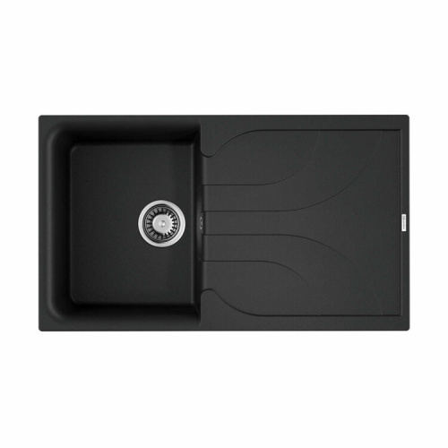 Кухонная мойка Omoikiri Yasugata 4993868 86х50 цвет черный