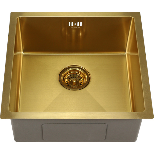 Кухонная мойка Melana ProfLine D4645HG золото 46x45 цвет золото