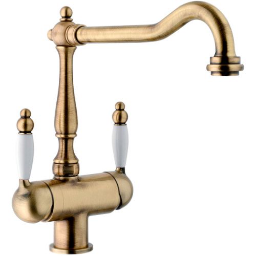 Смеситель для кухни Webert Kitchen Byblos BY920802065 на мойку бронза