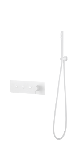 Смеситель для душа Boheme Fusion 130-SYS-MW встраиваемый белый матовый