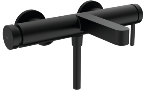 Смеситель Hansgrohe Finoris 76420670 настенный черный матовый