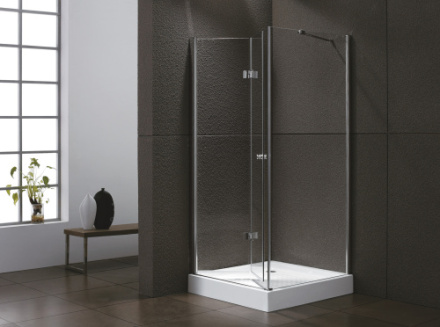 Душевой уголок Cezares ELENA ELENA-W-ASH-1-90/80-C-Cr 90х80 стекло прозрачное профиль хром глянцевый без поддона