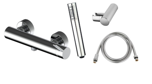 Смеситель AQG Urban Flow 01URF324CR настенный хром