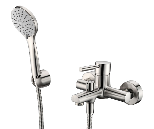 Смеситель для ванны и душа WasserKRAFT Wern 4200 4201 настенный никель