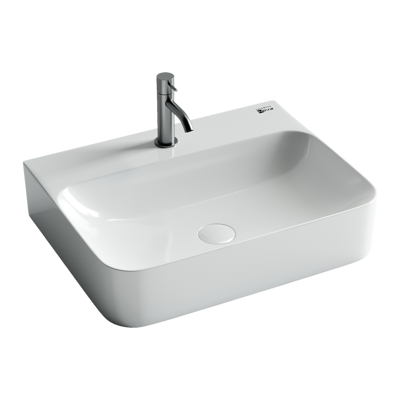 Раковина из сантехнического фарфора Ceramica Nova AURA 61 см CN2001 подвесная цвет белый