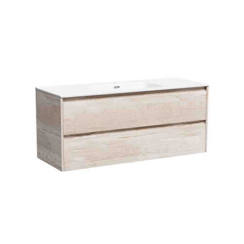 Тумба под раковину Sancos Libra LB120-1EG 119х45х50 подвесная цвет дуб галифакс натуральный