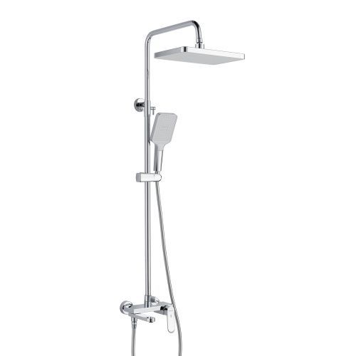 Душевая стойка Shevanik S4536 настенная цвет хром