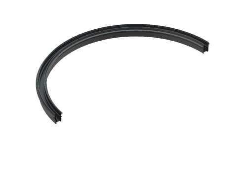 Радиусный магнитный шинопровод iLedex Vision48-22 4822-1/2-D600-BK
