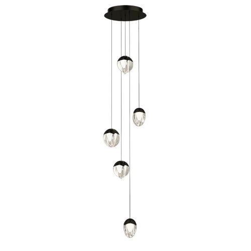Светильник подвесной Delight Collection MD24001033-5A black/clear