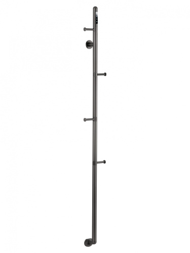 Полотенцесушитель электрический Wonzon & Woghand Kassel WW-AL616-BGM 10х165 темный графит