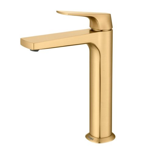 Смеситель Raglo R07 R07.15.03 на столешницу сатин золотой