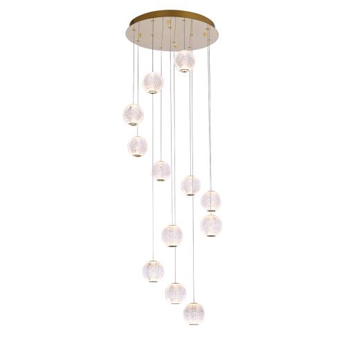 Люстра потолочная Delight Collection Elliot Diamante (Еллиот Диаманте) MD20001012-12A gold