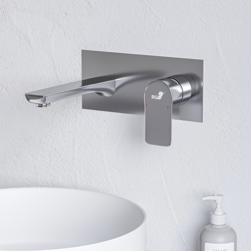 Смеситель для раковины RGW Shower Panels (Шоувер панелс) 51140546-01 встраиваемый в стену хром