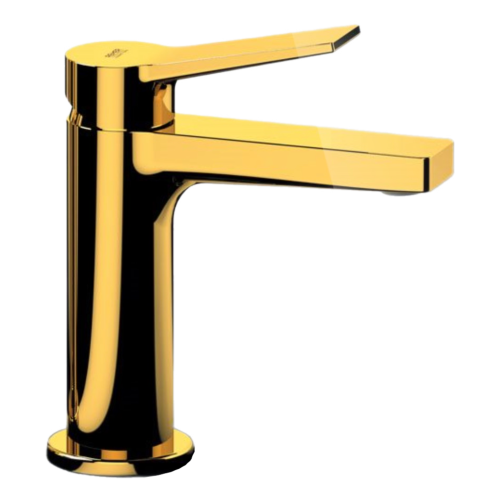 Смеситель Remer Slash & Dot SL12DO на раковину золото глянцевое