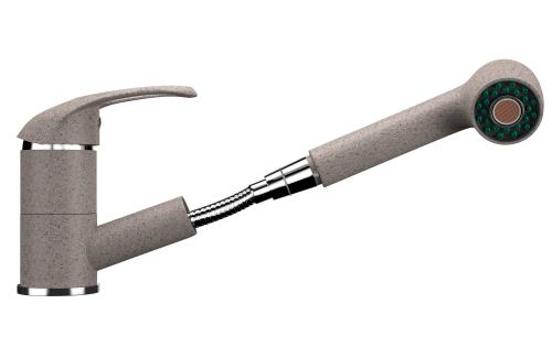 Смеситель для кухни Ulgran Classic U-002-302 на раковину песочный без термостата