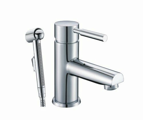 Комплект: смеситель с гигиеническим душем WasserKRAFT Main 4100 4108 хром