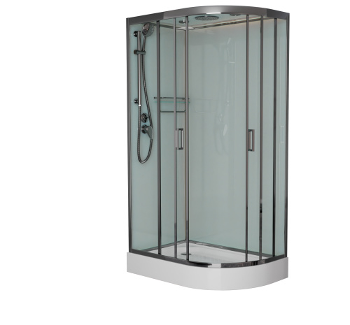 Душевая кабина Frank 171009 120х80 с крышей ориентация левая Душевая кабина Frank 171009 120х80 с крышей ориентация левая